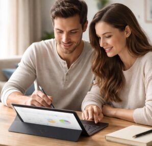 découvrez le journal de couple idéal sur tablette tactile microsoft surface, pour partager vos rituels quotidiens et renforcer votre complicité grâce à une écriture intuitive et moderne.
