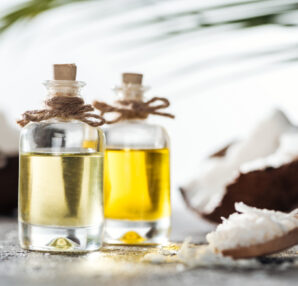 huile de coco en lubrifiant
